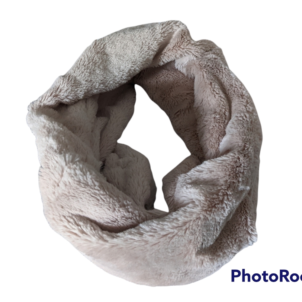Candies Faux Fur Tan Infinity Scarf